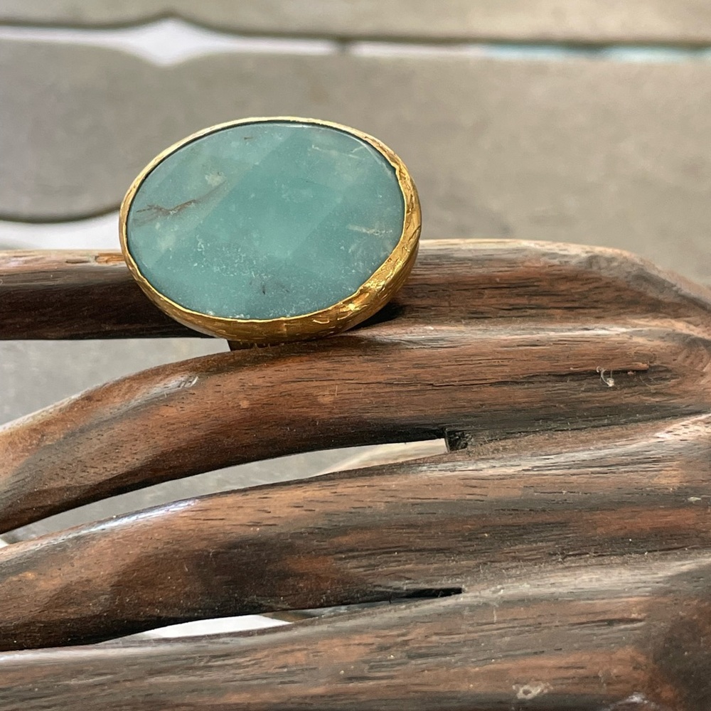 Turquoise Ring Boho Chic - image 6